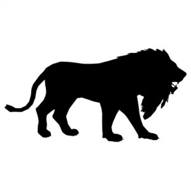 650x650 Free Vectors Lion Silhouette