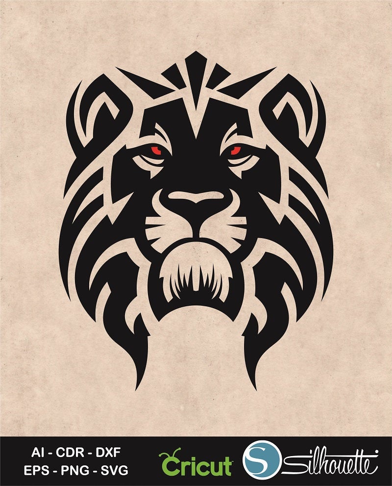 800x990 Lion Head Wolf Lion Head Clipart Lion Vector Etsy