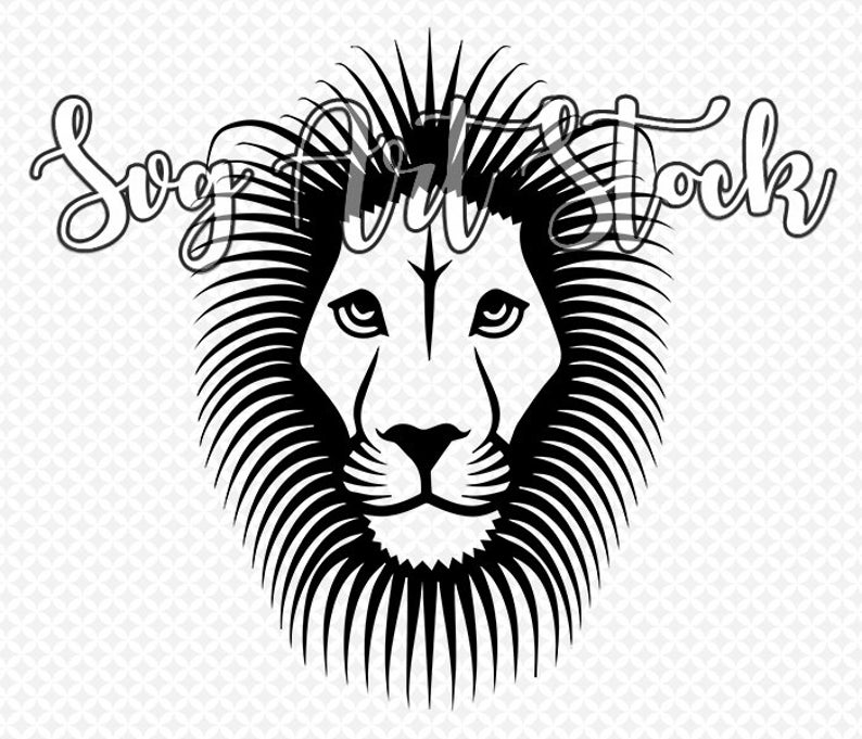 794x681 Lion Head Lion Vector Digital Clipart For Design Or Etsy