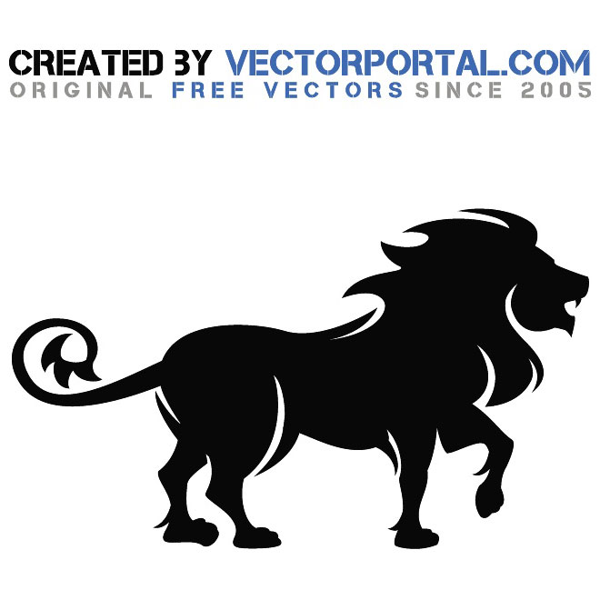 660x660 Lion Drawing Vector