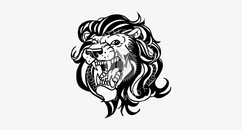 820x441 Roaring Lion Vector Transparent Png