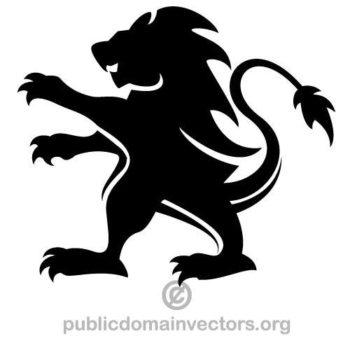 Heraldic Lion Vector Graphics 500x500 Heraldic Lion Vector Graphics