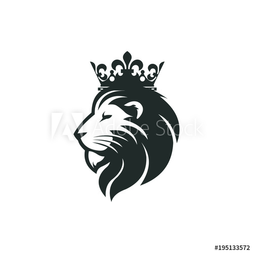 King Lion Vector Graphic Abstract Modern Shape 500x500 King Lion Vector Graphic Abstract Modern Shape