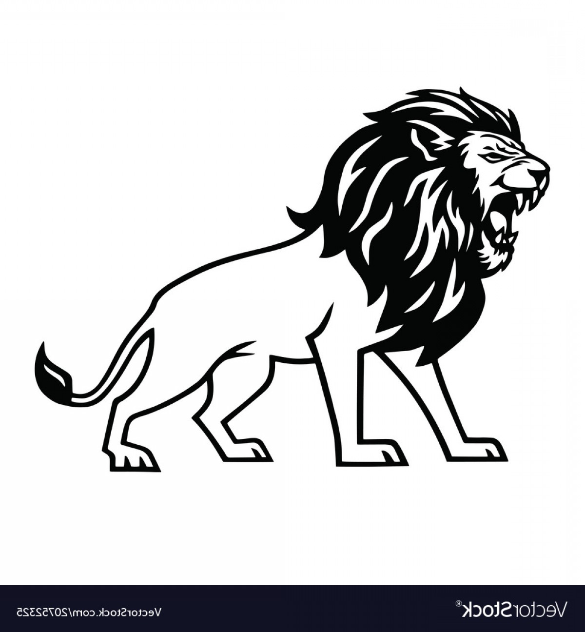 Lion Vector Shape Drawings Lamaison 1200x1296 Lion Vector Shape Drawings Lamaison