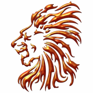 320x320 Lion Tattoo Vector Printed Wall Clock