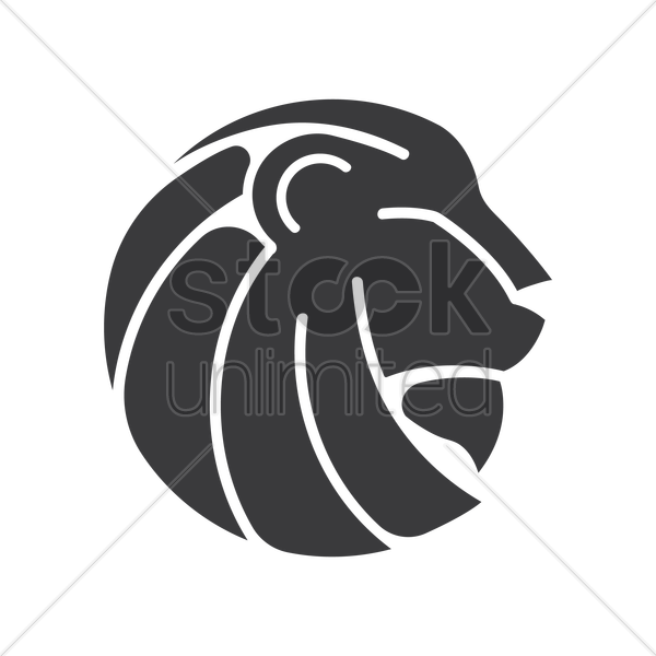 600x600 Lion Vector Image