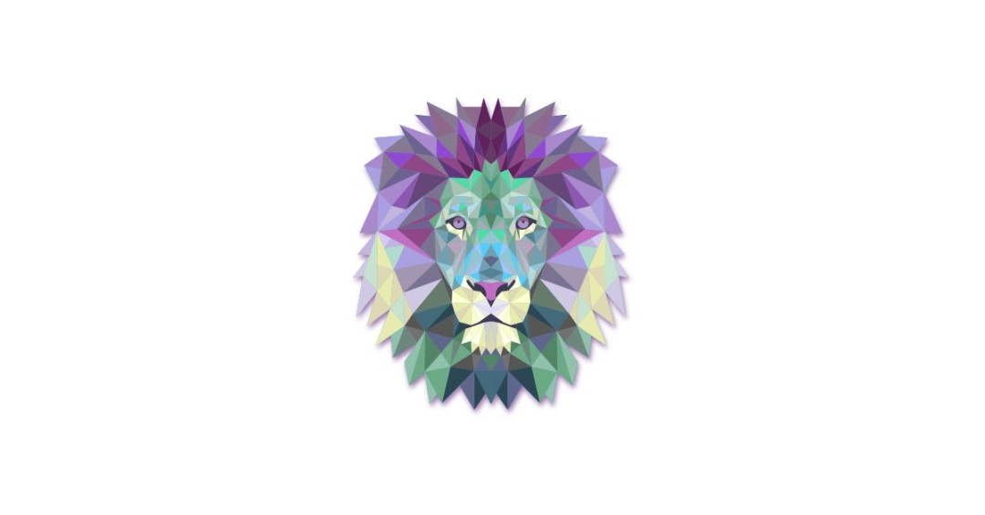 1080x565 Modern Lion Illustration Free Vector And Png The Graphic Cave