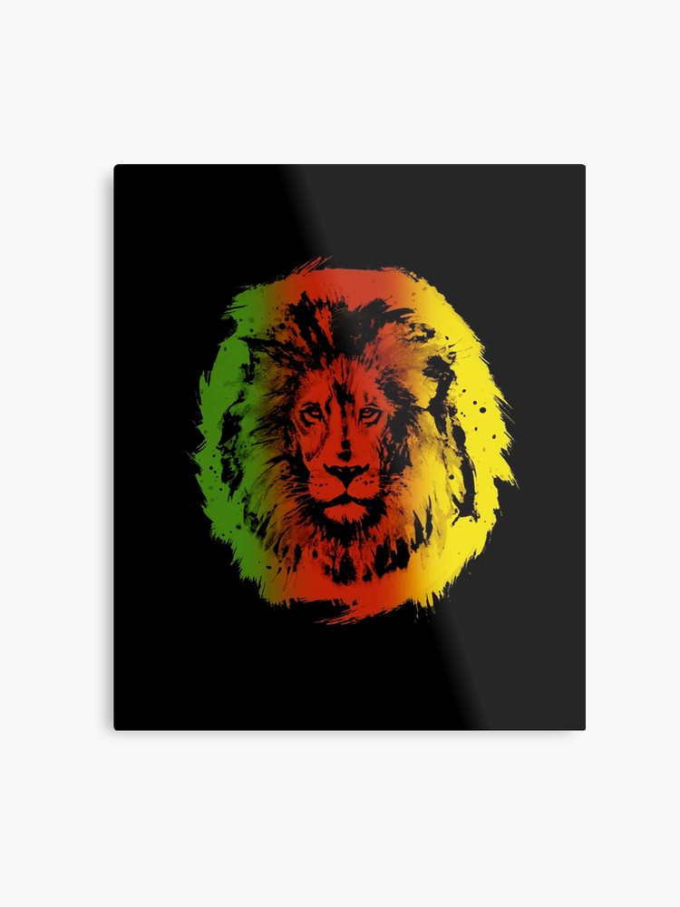 750x1000 Iron Lion Zion Rasta Reggae Colors Lion Cool T Shirt Metal
