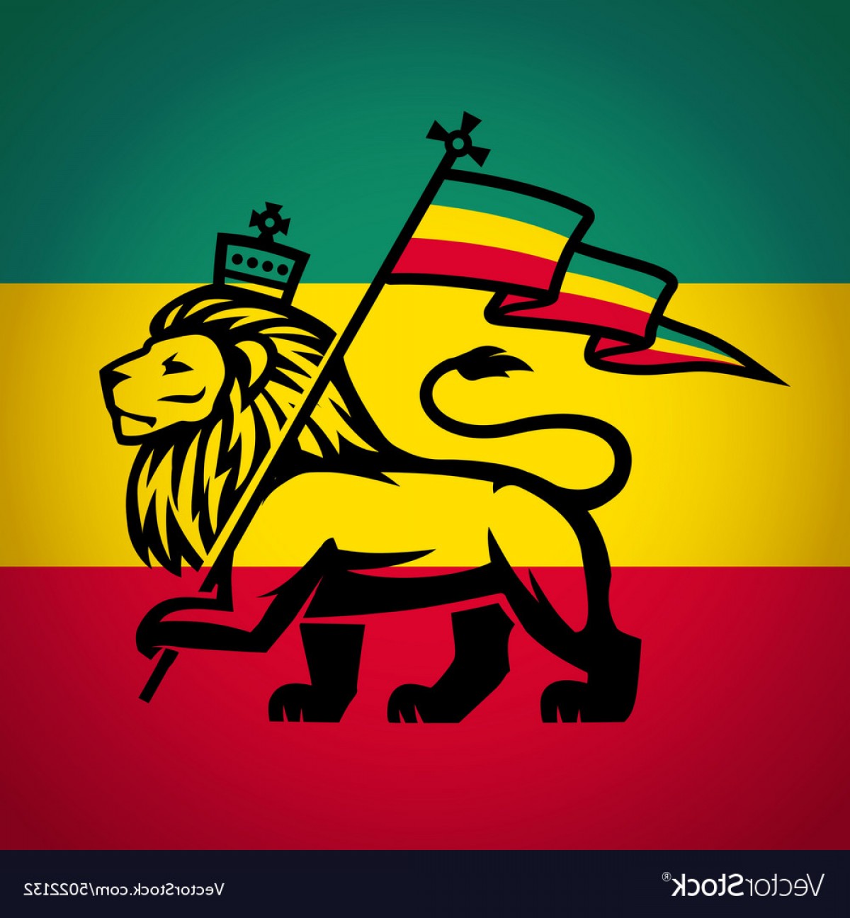 1200x1296 Judah Lion With A Rastafari Flag King Of Zion Vector Soidergi