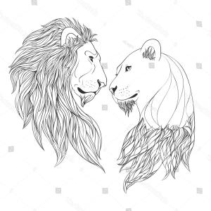 Free Free 220 Lion And Lioness Svg SVG PNG EPS DXF File