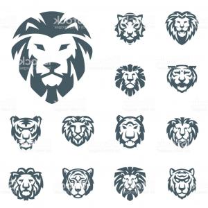 300x300 Stock Photo Lioness Wildcat Predator Black Silhouette Animal