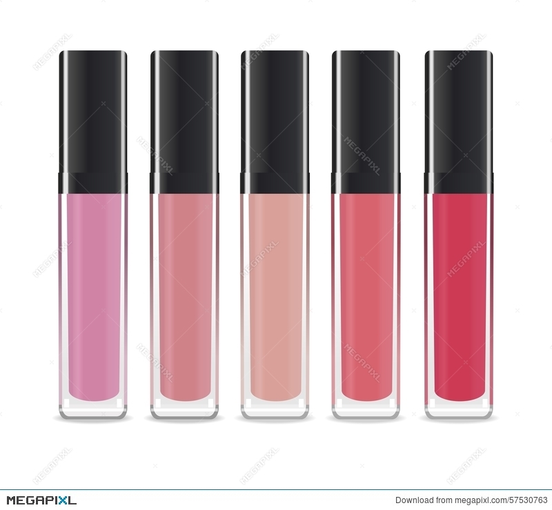 800x739 Lip Gloss Vector Illustration
