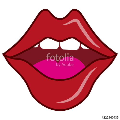 Lips, Vector Smile, Kiss Concept, Sexy Lips, Open Mouth, Tongue 500x500 Lips, Vector Smile, Kiss Concept, Sexy Lips, Open Mouth, Tongue