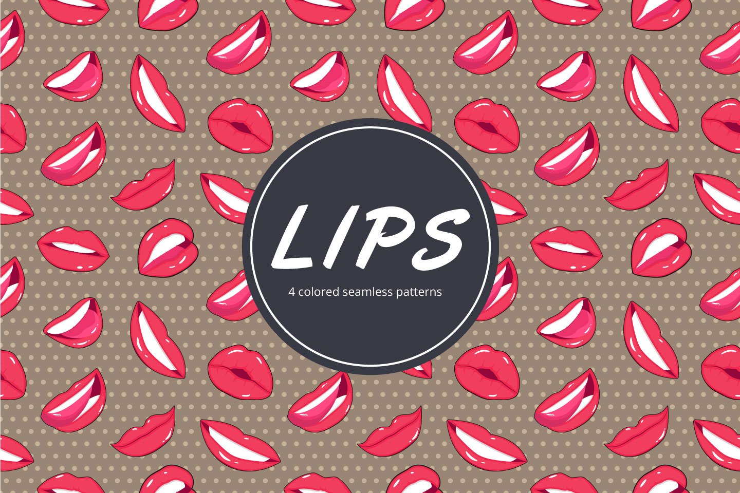 Lips Vector Free Seamless Pattern 1440x960 Lips Vector Free Seamless Pattern