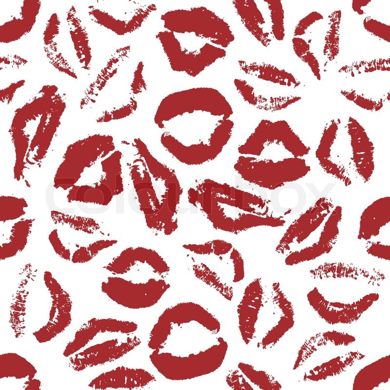 Red Lips Seamless Pattern Stock Vector Colourbox 800x800 Red Lips Seamless Pattern Stock Vector Colourbox