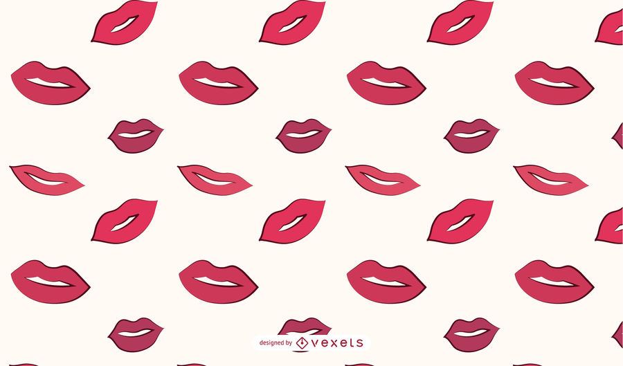 Woman Lips Pattern 900x529 Woman Lips Pattern