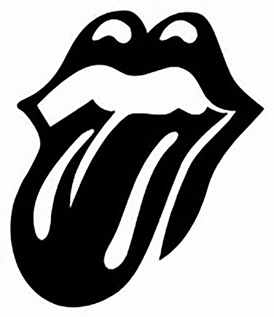 564x652 Rolling Stones Hot Lips Vector Art Dxf Free Download