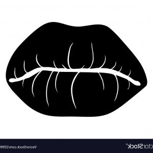 300x300 Lips Closed Cartoon Symbol Icon Design Beautiful Vector Hoodamathrun
