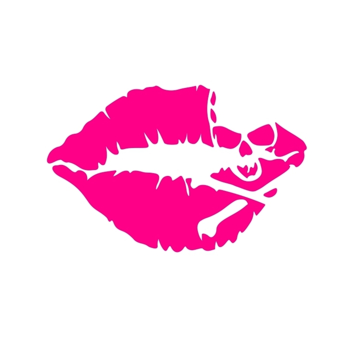 Skull Lips Pirate Crossbones Kiss Graphics 690x690 Skull Lips Pirate Crossbones Kiss Graphics