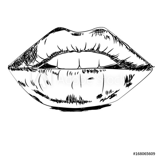 Lips Vector Black at Vectorified.com | Collection of Lips Vector Black ...