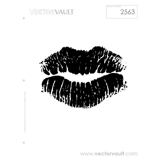 660x660 Lips Vector Image