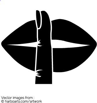 335x355 Download Finger Infront Of Lips