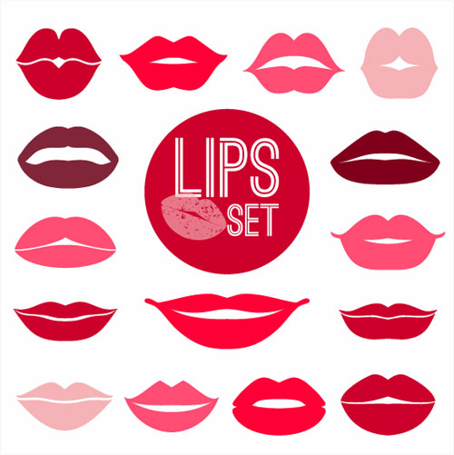 Lips Vector Set Free Download 500x501 Lips Vector Set Free Download