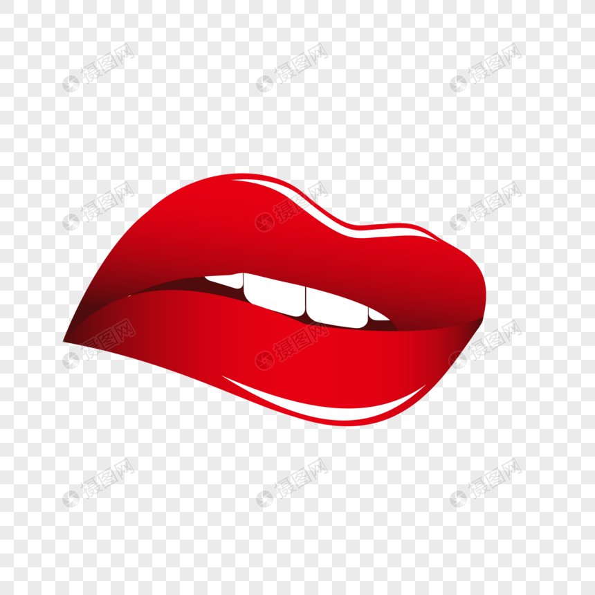 860x860 Cartoon Red Color Lip Vector Material Png Image Picture Free