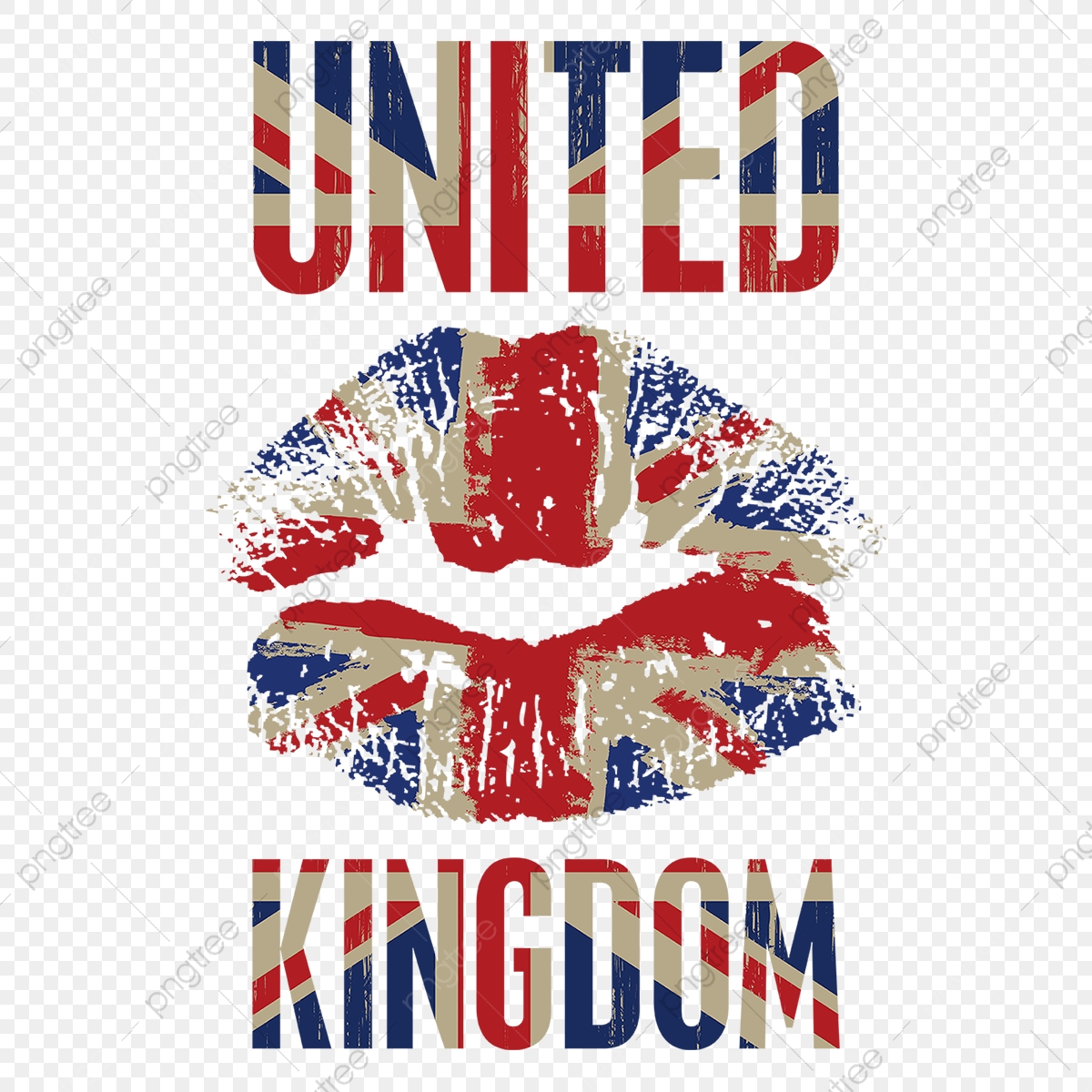 1200x1200 Great Britain Flag Lipstick On Sensuality Lips Vector, Flag Vector