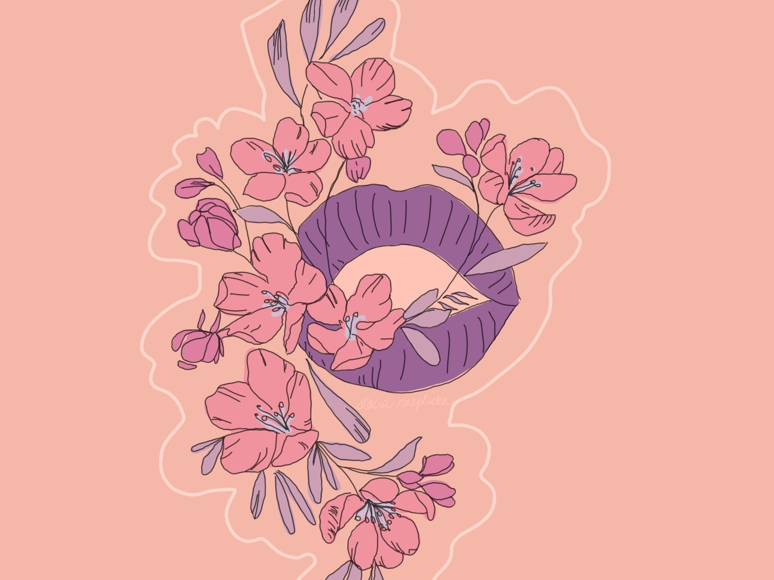 1536x1152 Lipstick From The Garden