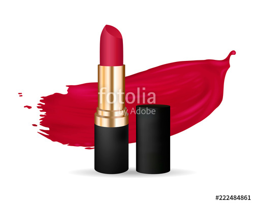 Lipstick Smear Vector