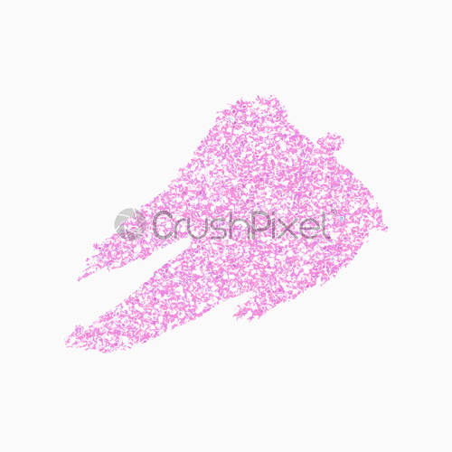 500x500 Pink Smear Lipstick Gloss Splash On White Background Glitter Paint
