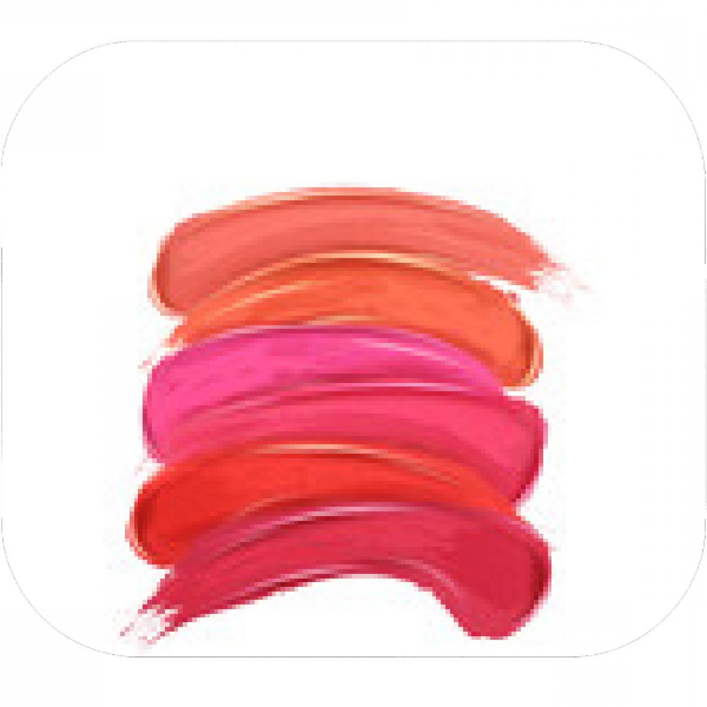 1440x1440 Smears Lipstick Beauty And Cosmetics Brush Stroke Template Card