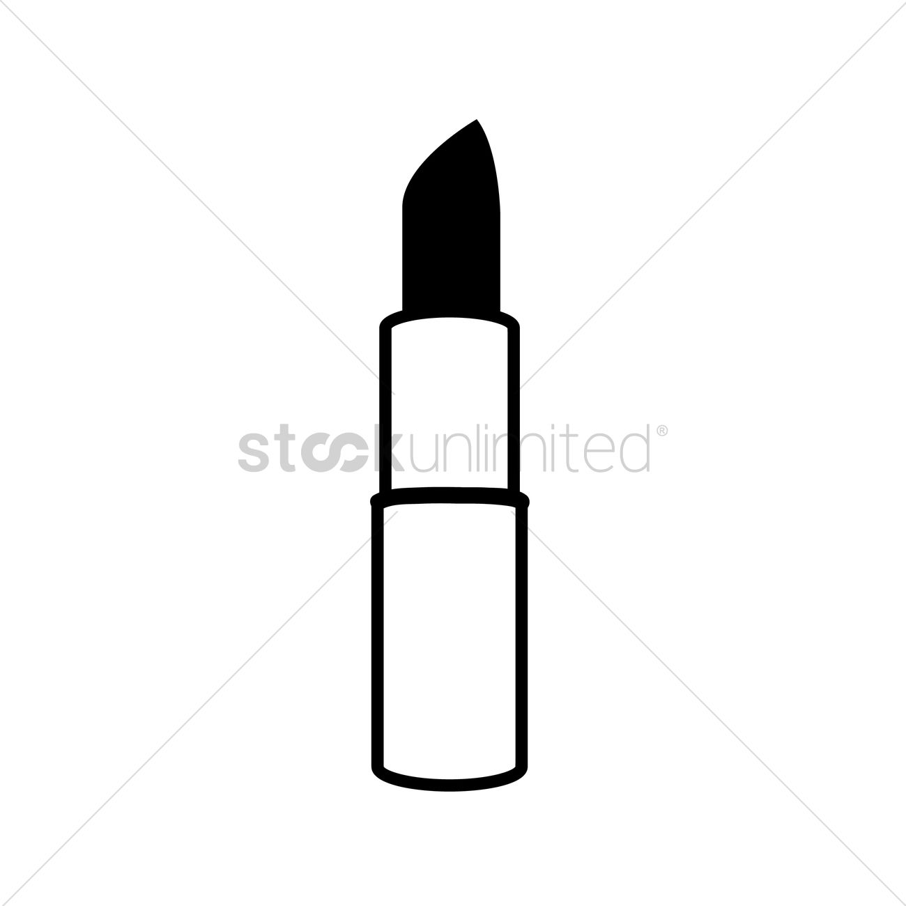 1300x1300 Lipstick Vector Image