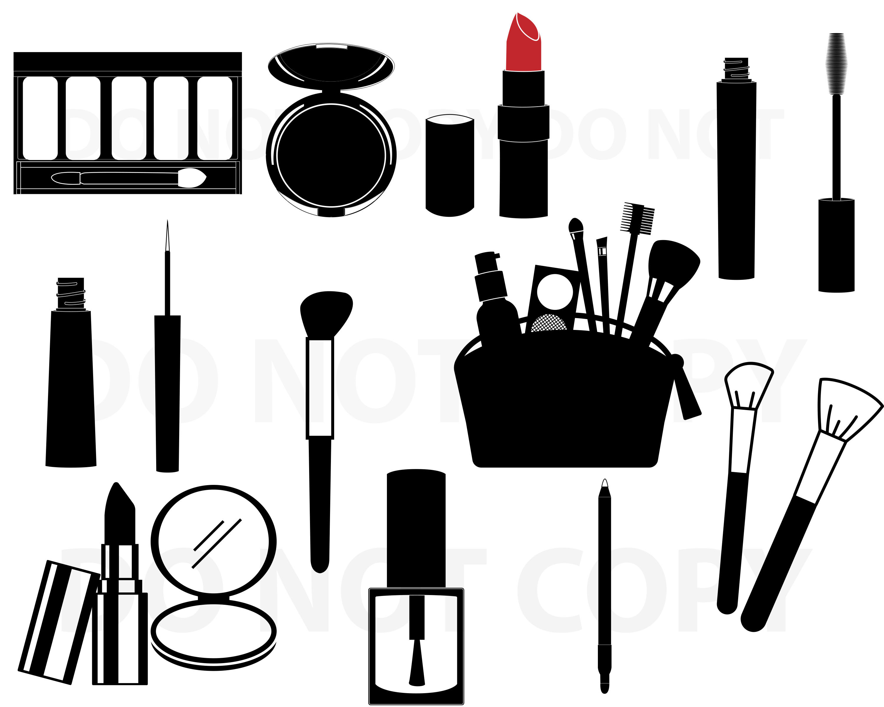 3000x2400 Makeup Bundle Cosmetics For Cricut Beauty Design Etsy