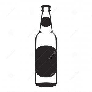 300x300 Photostock Vector Color Silhouette With Set Of Liquor Bottles