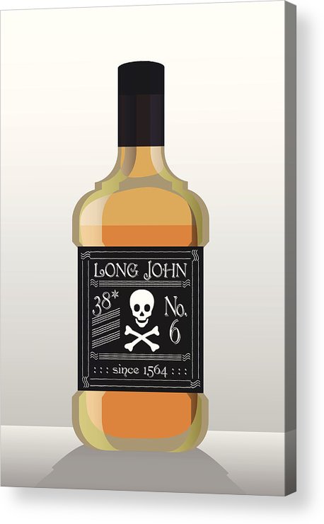 458x740 Vector Illustration Of Liquor Bottle Alcoholic Beverage Whiskey