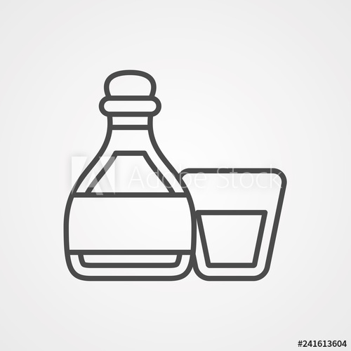 500x500 Liquor Vector Icon Sign Symbol