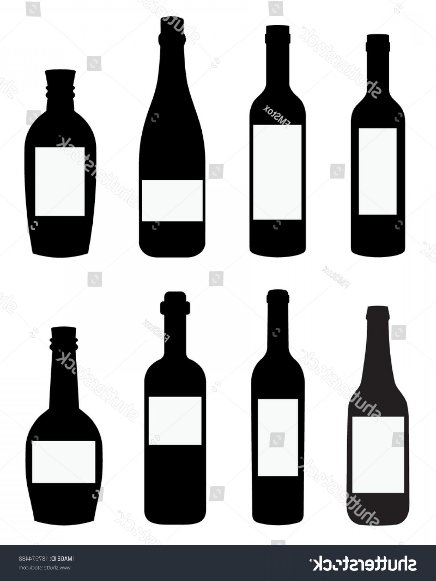 1440x1920 Vector Liquor Wine Bottle Templates Spot Cqrecords