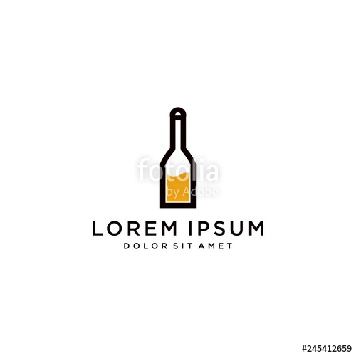 500x500 Liquor Store Logo Vector Template Stock Image And Royalty Free