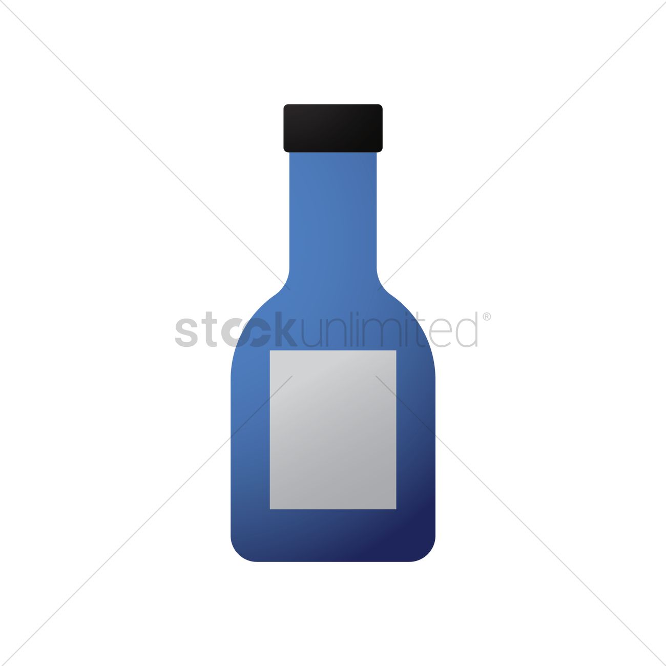 1300x1300 Bottle Of Liquor Vector Image