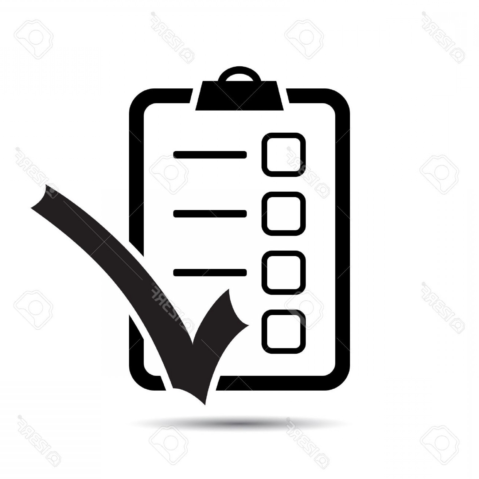 1560x1560 Photostock Vector Check List Icon Vector Handandbeak