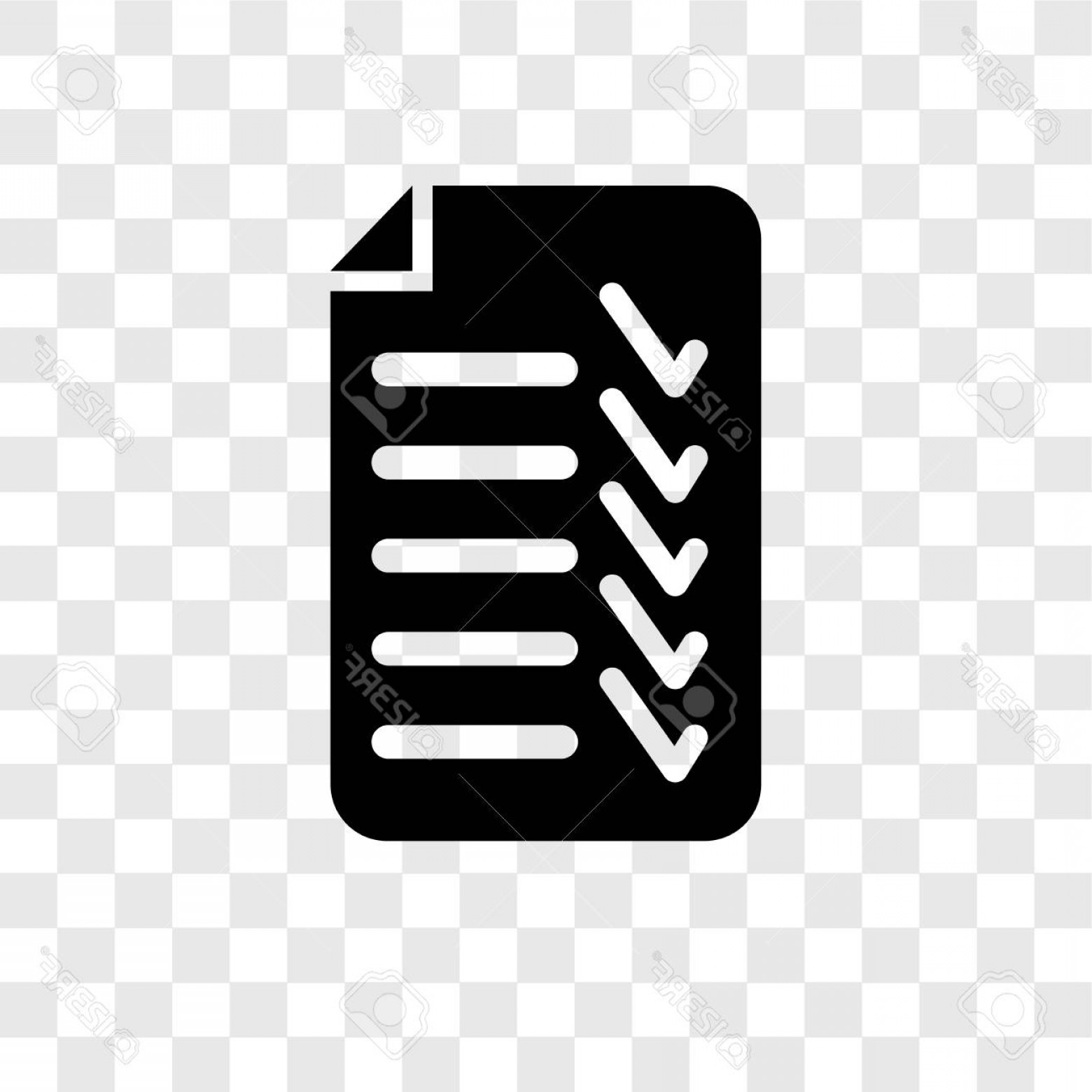 1560x1560 Photostock Vector Check List Vector Icon Isolated On Transparent