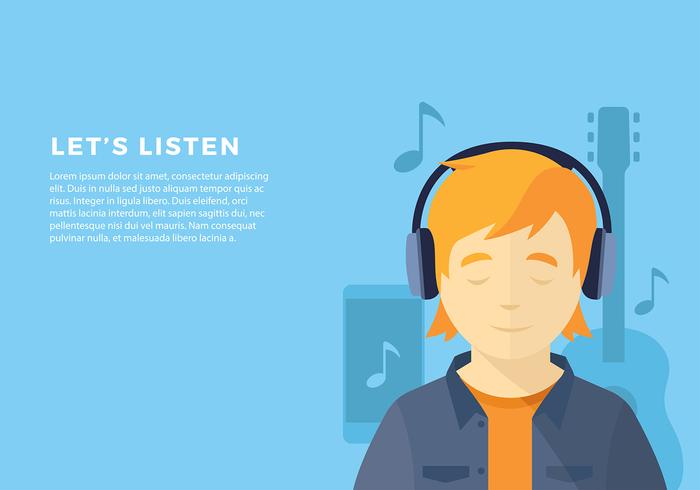 700x490 Head Phone Listening Pop Free Vector