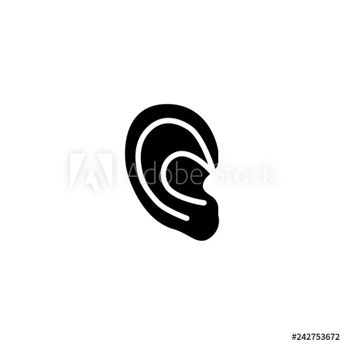 500x500 Listen Icon Vector Listen Vector Graphic Illustration