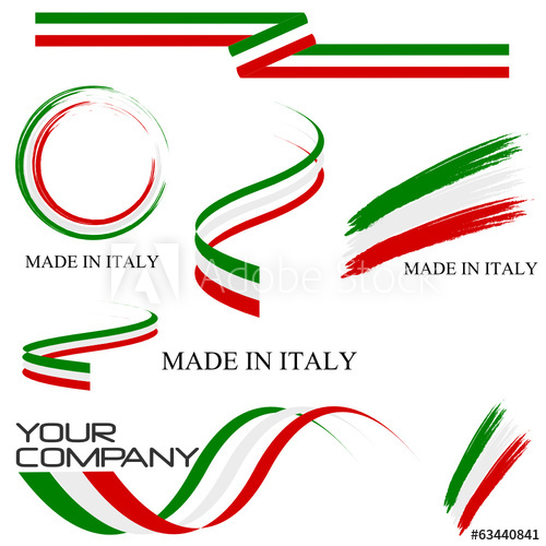 500x500 Serie Nastri Italy Vector