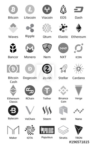 Big Set Of Crypto Currency Logo Coins Bitcoin, Nem, Dash, Litecoin 315x500 Big Set Of Crypto Currency Logo Coins Bitcoin, Nem, Dash, Litecoin