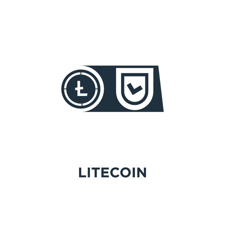 Litecon Black Filled Vector Illustration Litecoin Symbol 450x450 Litecon Black Filled Vector Illustration Litecoin Symbol