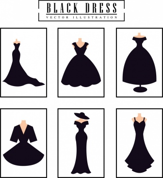 336x368 Little Black Dress Free Vector Download