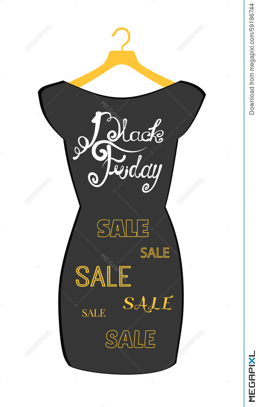 510x800 Vector Icon Poster Little Black Dress